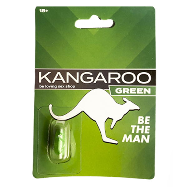Pastilla Vigorizante Kangaroo For Him Green