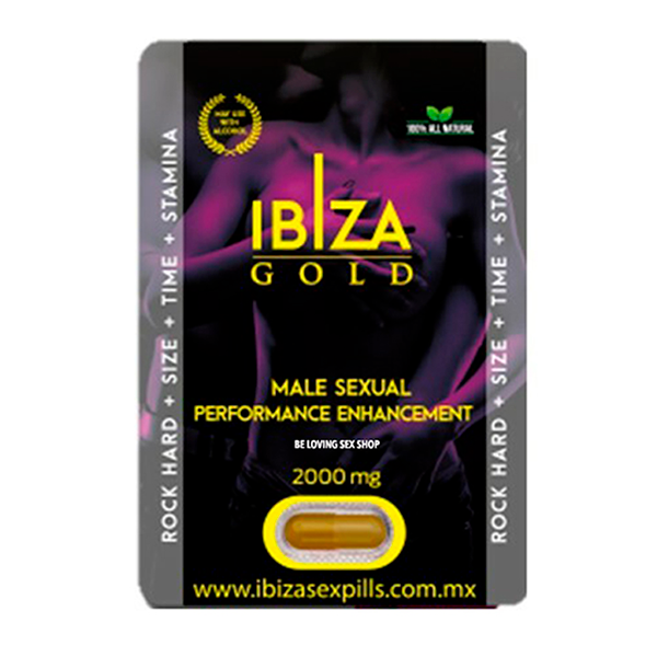 Pastilla Vigorizante Masculino Ibiza Gold