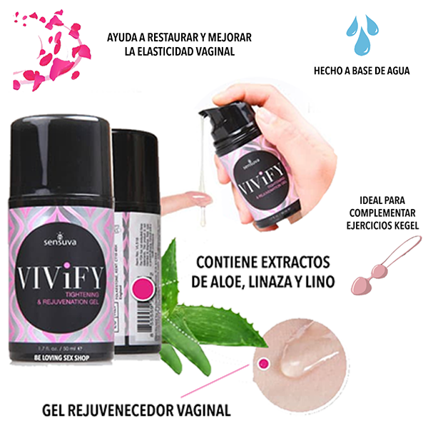 Vivify De Sensuva Gel Rejuvenecimiento 50 Ml
