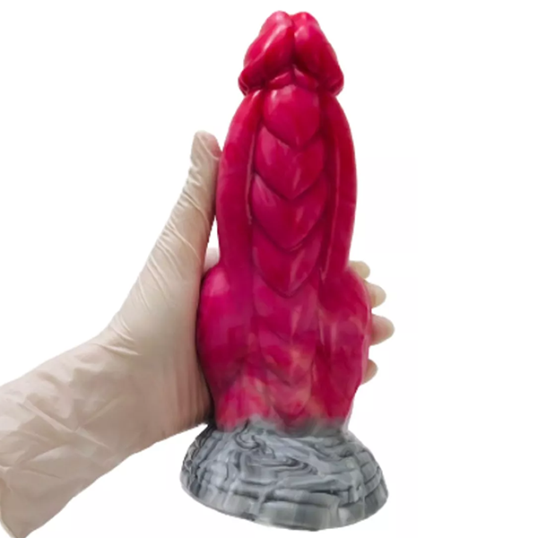 Mega Dildo Monstruo Alien Gordo Silicon Rojo