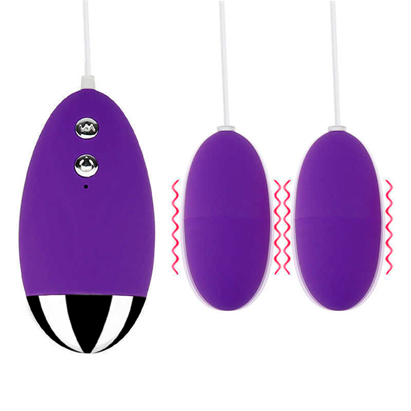 Vibrador De Dos Balas de Silicon