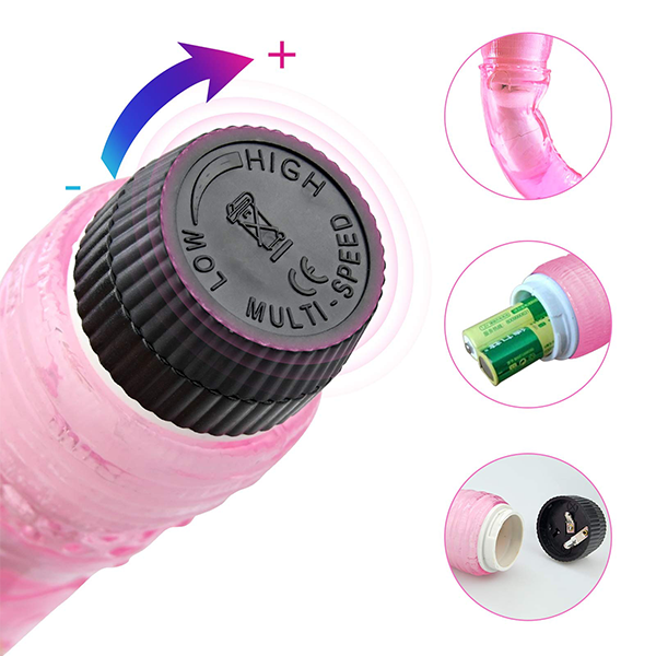 Vibrador Jelly Masajeador Gel Suave