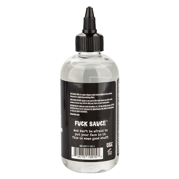Lubricante Anal Anestésico Fuck Sauce Numbing 8 Oz