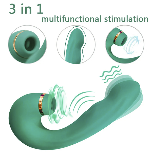 Vibrador Succionador 3 en 1 USB
