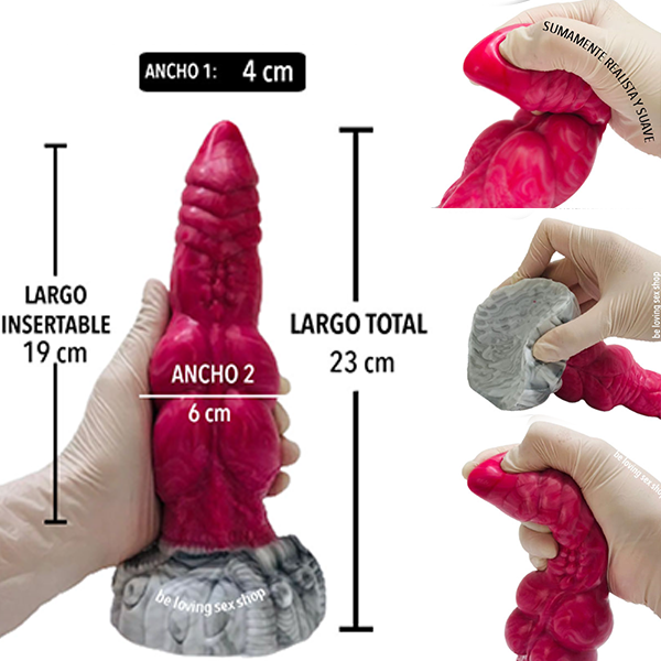 Mega Dildo Monstruo Alien Rojo