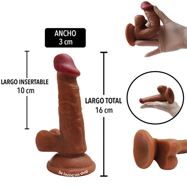 Pequeño Dildo Suave Flexible