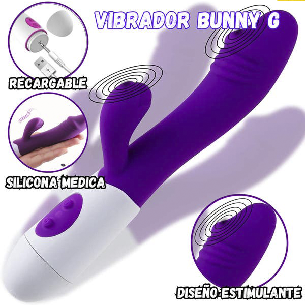 Vibrador Doble Estimulacion Recargable