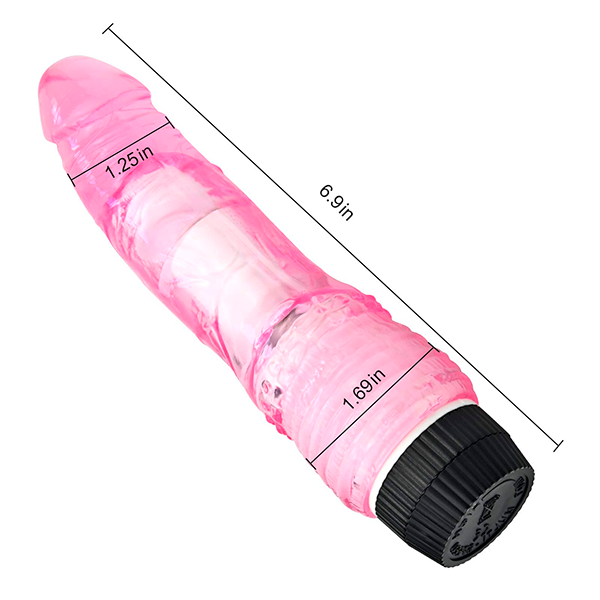 Vibrador Jelly Masajeador Gel Suave