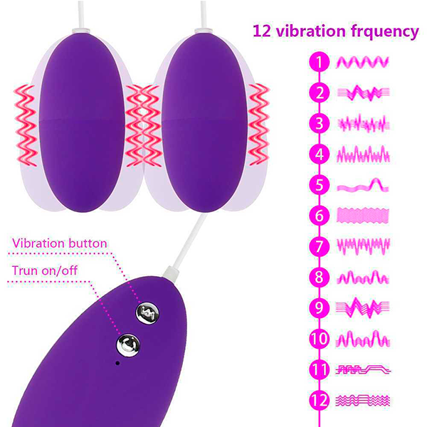 Vibrador De Dos Balas de Silicon
