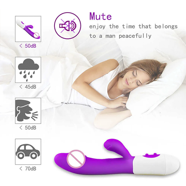 Vibrador Doble Estimulacion Recargable