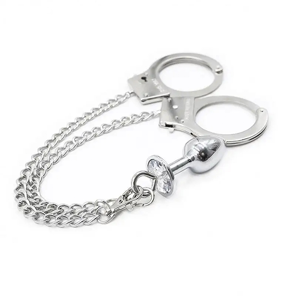 Esposas Con Plug de Metal BDSM