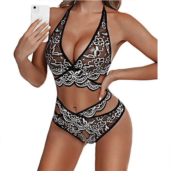Sexy Body Halter Lenceria Bodystocking