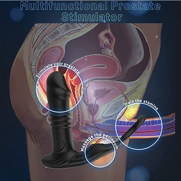 Vibrador Anal Prostático Telescópico App