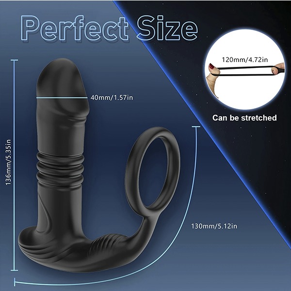 Vibrador Anal Prostático Telescópico App