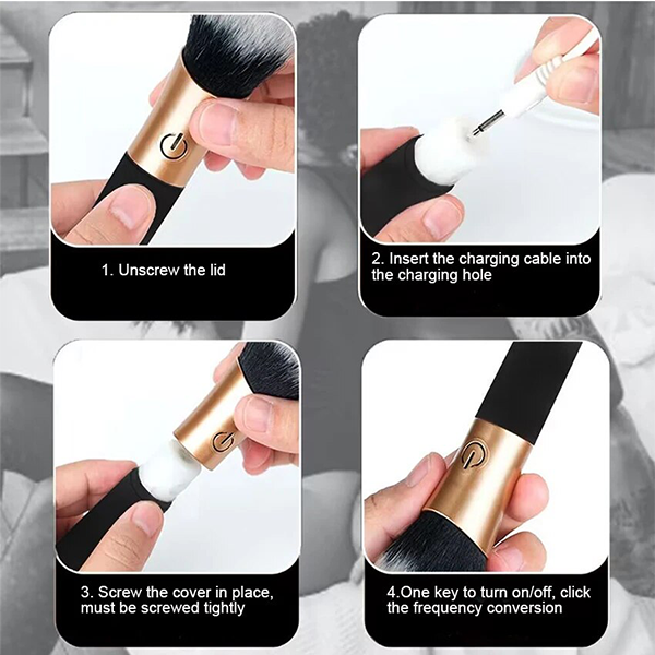 Vibrador Cepillo Maquillaje Punto G