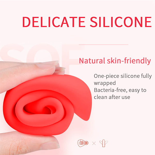 Vibrador Succionador de clitoris en forma de Flor