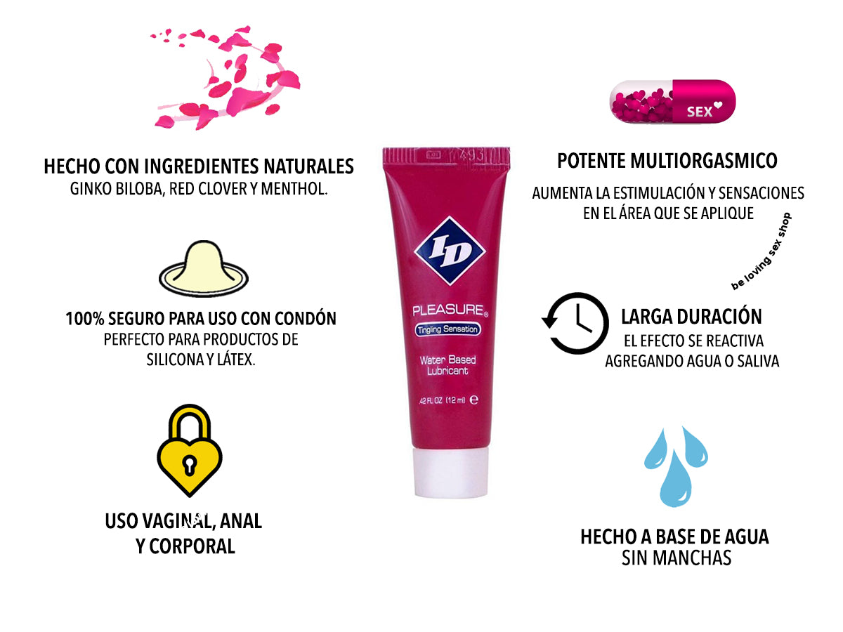 Lubricante Multiorgasmico Id Pleasure 12 Ml