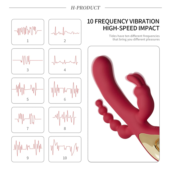 Vibrador de Punto G 3 en 2