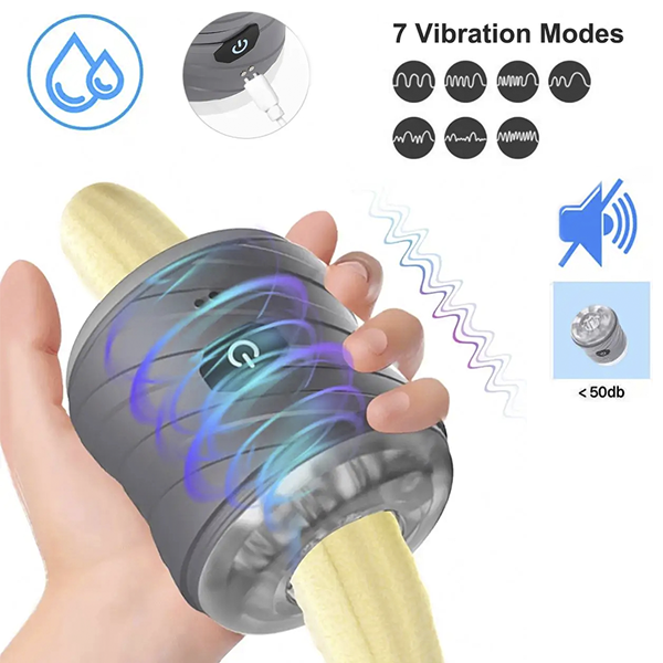 Masturbador Vibrador Con Succión