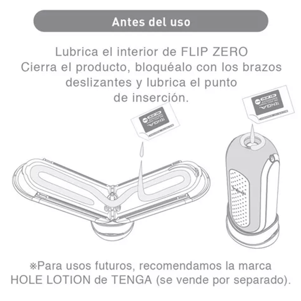 Masturbador Japones TENGA Flip Zero Blanco