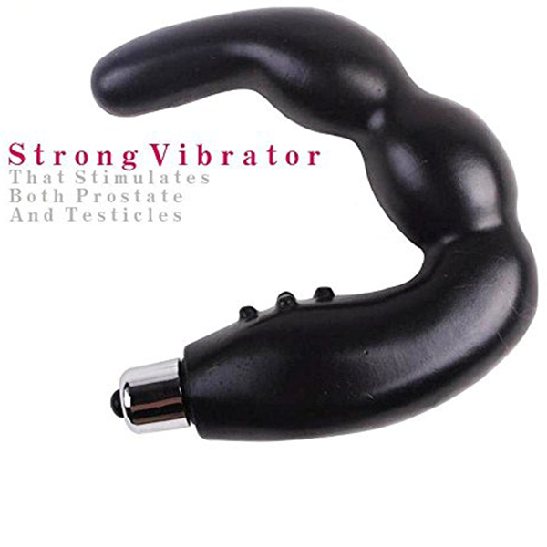 Plug Anal Prostatico Curvo con vibracion