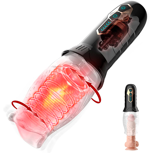 Masturbador Rotatorio Cyclone Succionador