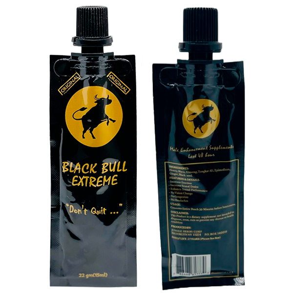 1 Sobre de Vigorizante Sexual Masculino Black Bull