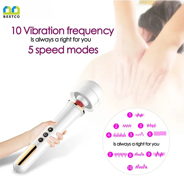 Masajeador Tipo Magic Wand Vibrador Negro