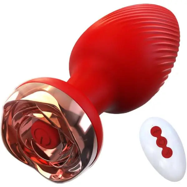 Plug Anal Vibrador Silicona Control Remoto Joya