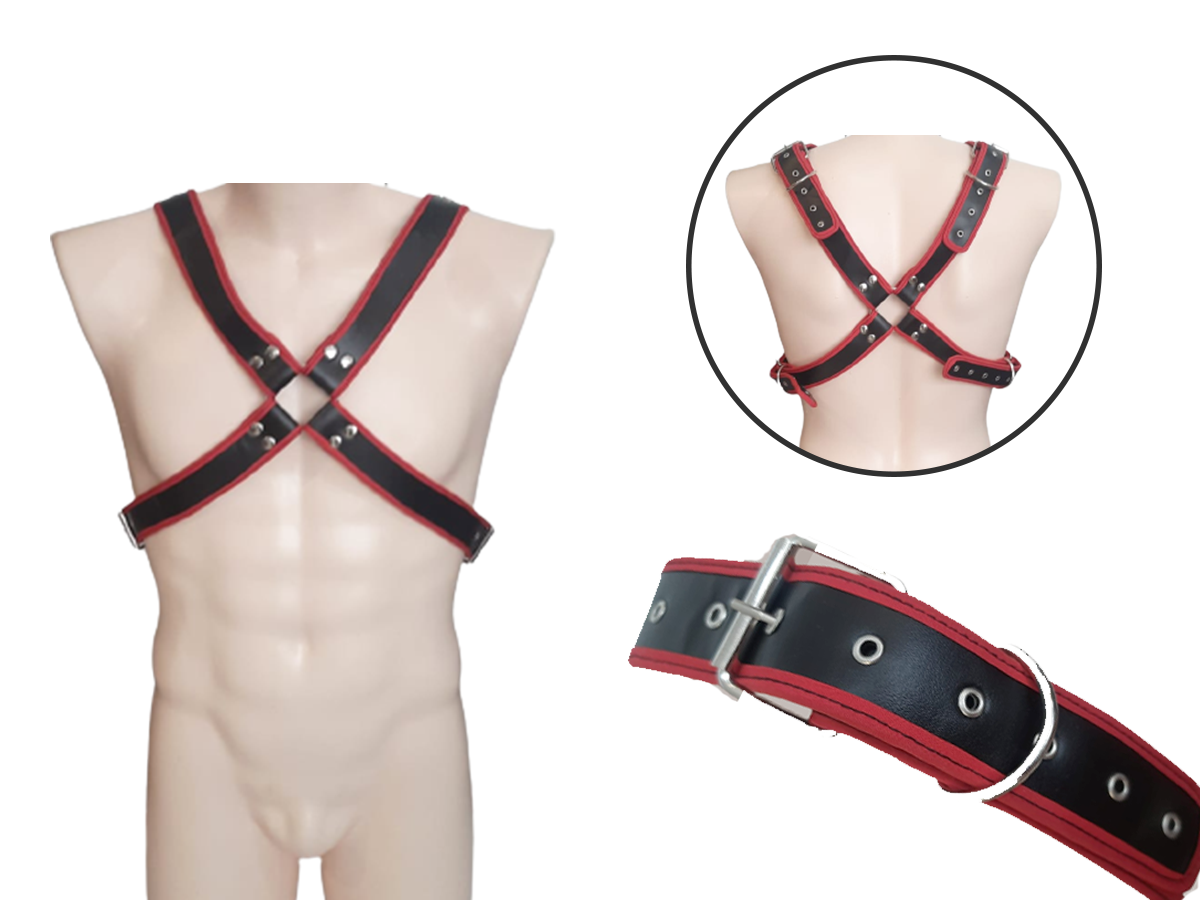 Pechera Cruz Sado Bdsm para Hombre
