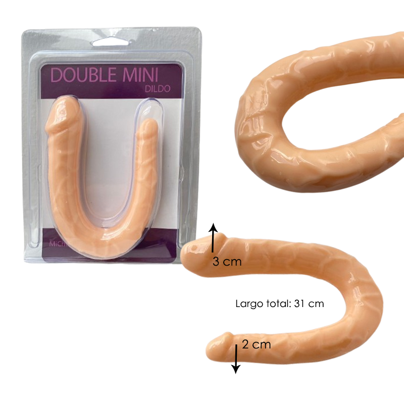 Dildo Doble Suave Cabeza Flexible