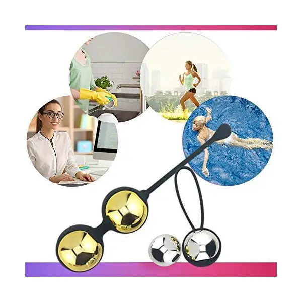 Bolas Chinas Kegel Metálicas Ejercicio Pelvico