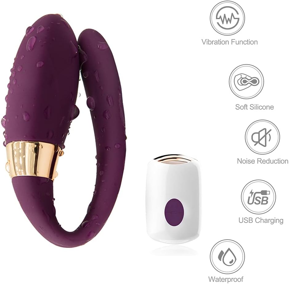 Vibrador Pareja Tipo Satisfyer Lila