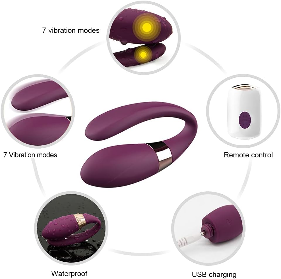 Vibrador Pareja Tipo Satisfyer Lila