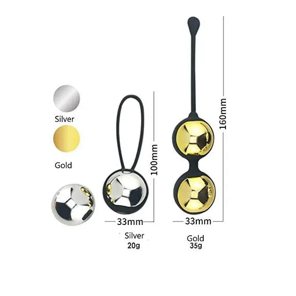 Bolas Chinas Kegel Metálicas Ejercicio Pelvico