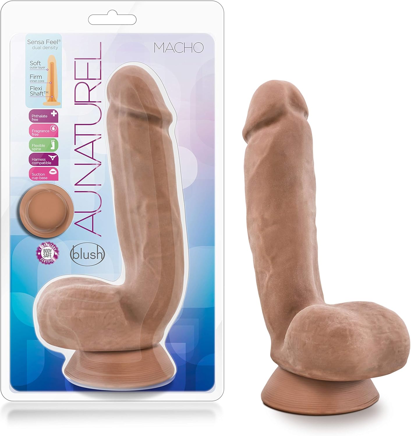 Dildo Blush Au Naturel Realista Macho