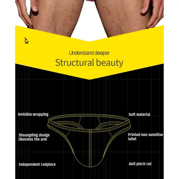 Sexy Tanga Algodón Calzoncillos String L