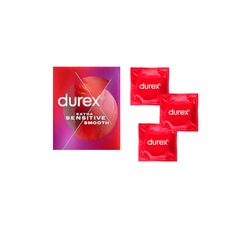 3 Condones Durex Extra Sensitive Smooth