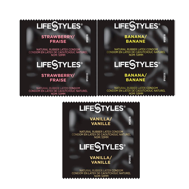 3 Condones Lifestyles Flavor
