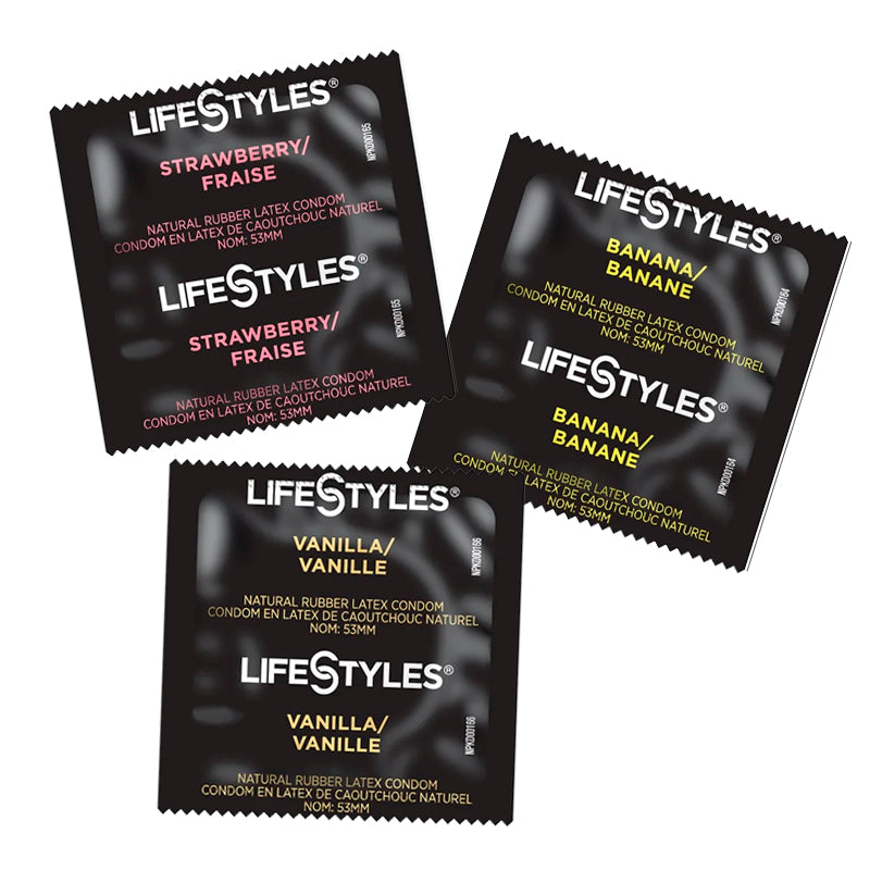 3 Condones Lifestyles Flavor