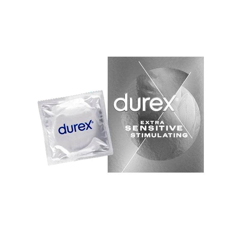 3 Condones Durex Extra Sensitive Stimulating