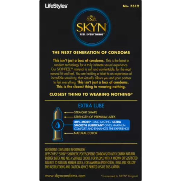 3 Condones Lifestyles Skyn Sin Látex Ultrasuave Skynfeel