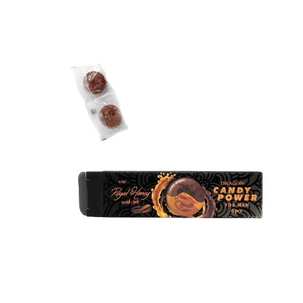 Caja de 6 Dulces Dragon Candy Power Royal Honey