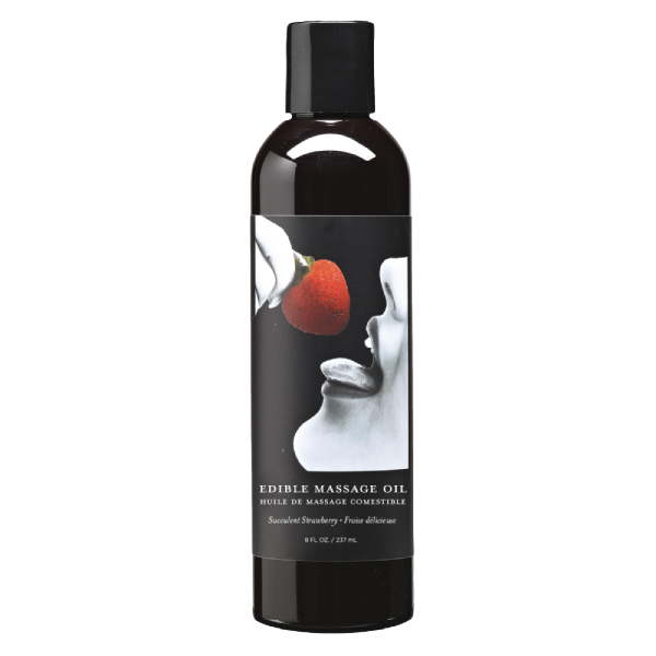 Aceite Para Masajes Comestible Fresa 2 Oz