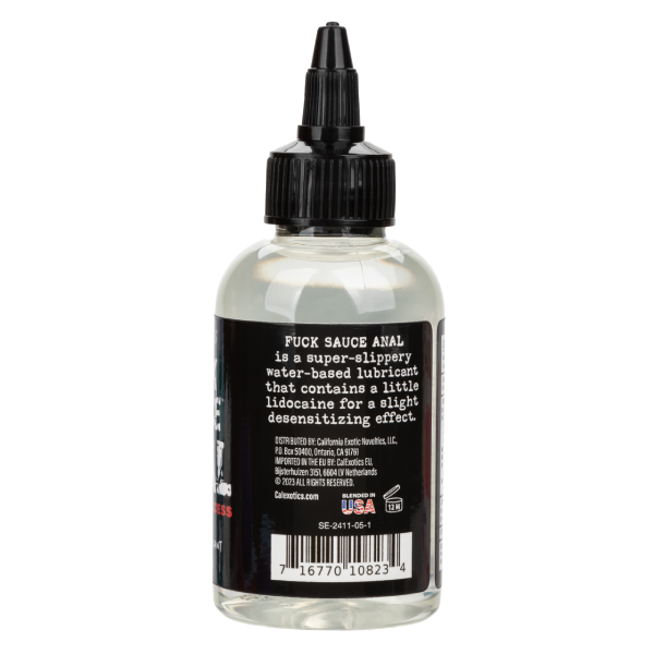 Lubricante Anal Anestésico Fuck Sauce Numbing 4 Oz
