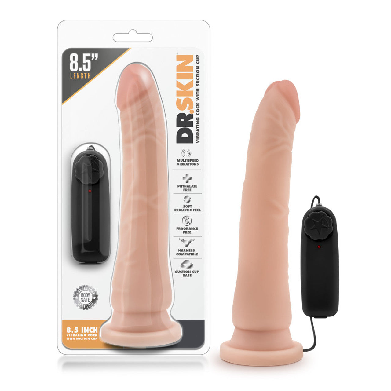 Vibrador Blush A Control Realista Dr. Skin 8.5 Inch