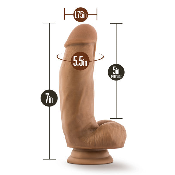 Dildo Blush Dr Skin Samuel Silicon 7 Inch