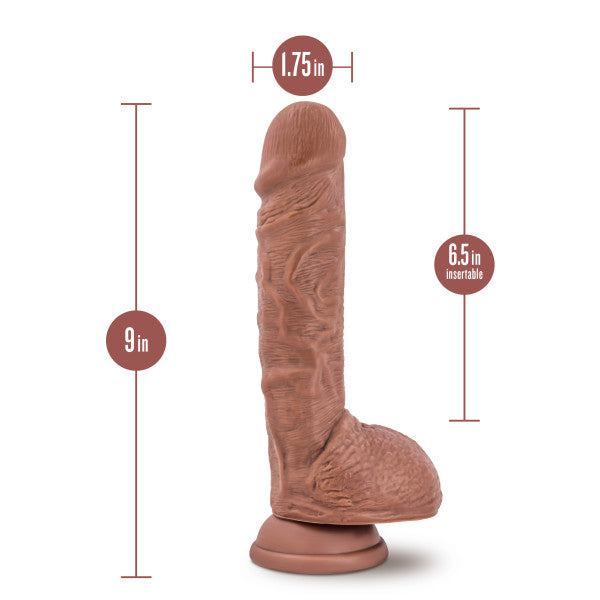 Dildo Blush Au Naturel Realista  Big Billy 9 Inch
