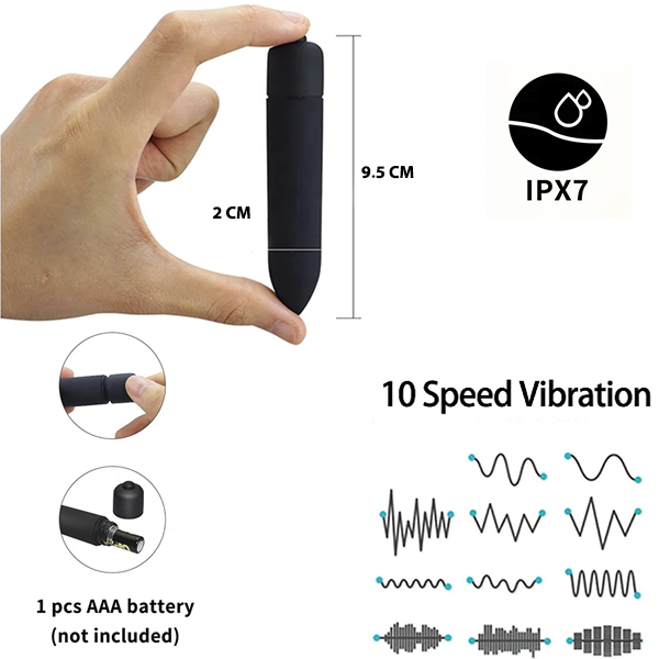 Mini Bala Pila Vibrador Consolador