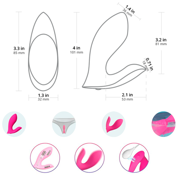 Vibrador Premium Lovense Flexer Panty